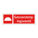 Gassavstengingsventil