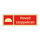 Hoved stoppekran