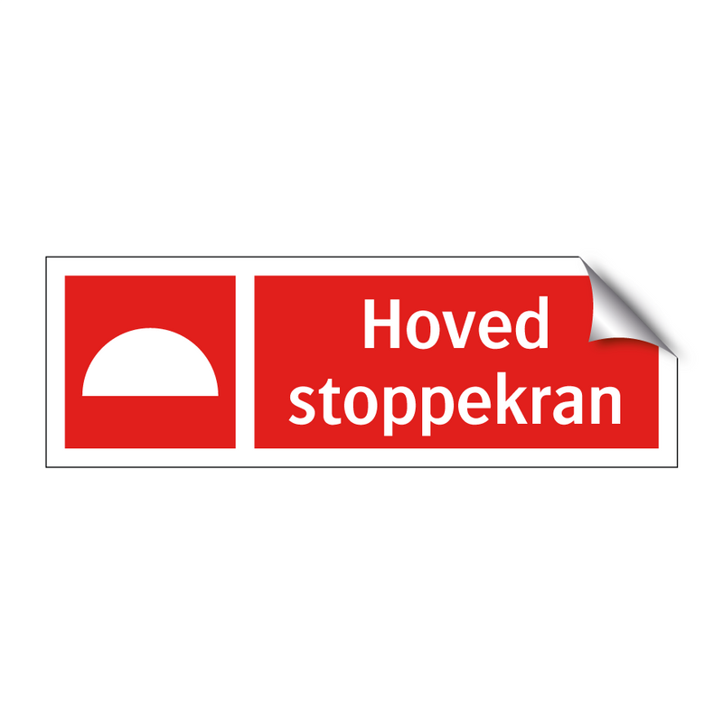 Hoved stoppekran