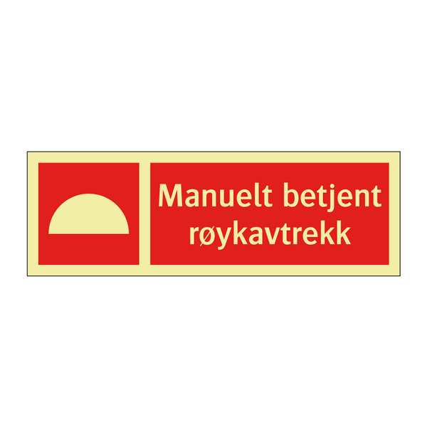 Manuelt betjent røykavtrekk & Manuelt betjent røykavtrekk & Manuelt betjent røykavtrekk