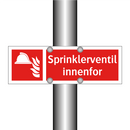 Sprinklerventil innenfor