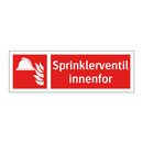 Sprinklerventil innenfor