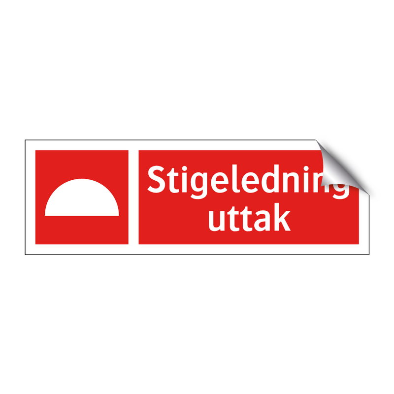 Stigeledning uttak