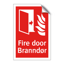Fire door Branndør