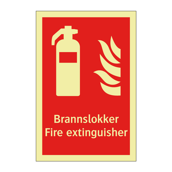 Fire extinguisher Brannslokker & Fire extinguisher Brannslokker & Fire extinguisher Brannslokker