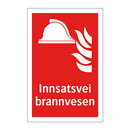 Innsatsvei brannvesen
