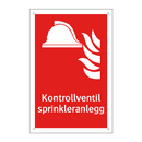 Kontrollventil sprinkleranlegg