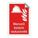 Manuelt betjent røykavtrekk