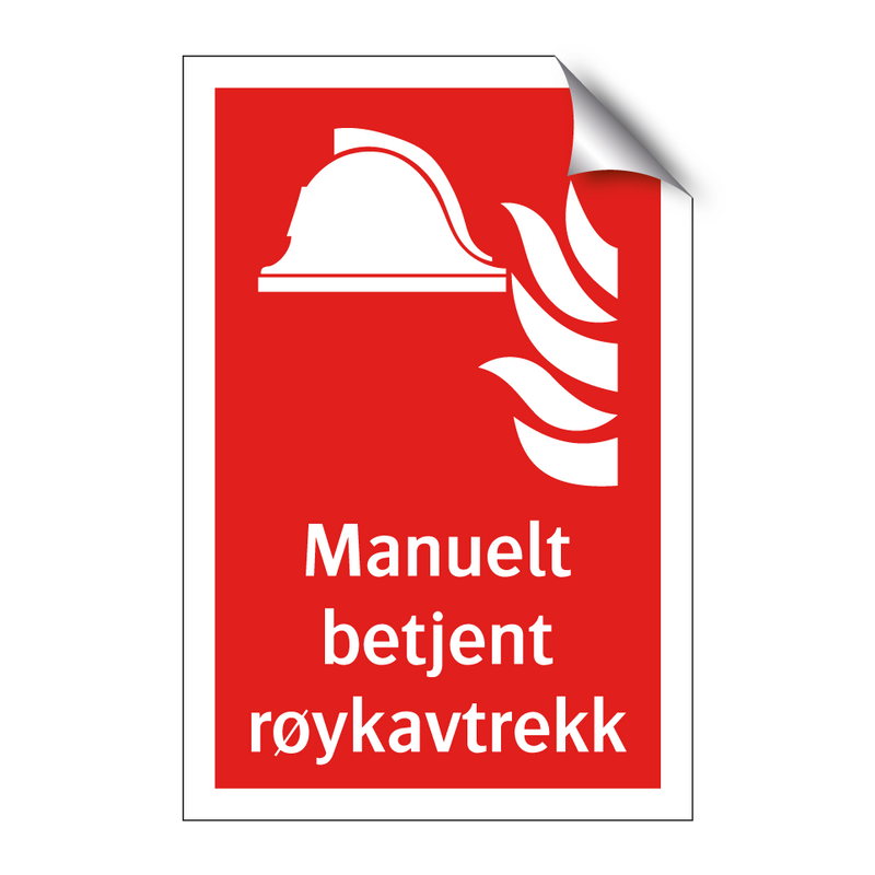 Manuelt betjent røykavtrekk & Manuelt betjent røykavtrekk & Manuelt betjent røykavtrekk