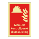 Manuelt kontrollpunkt skumslukking