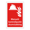 Manuelt kontrollpunkt skumslukking