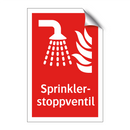 Sprinklerstoppventil