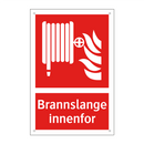Brannslange innenfor