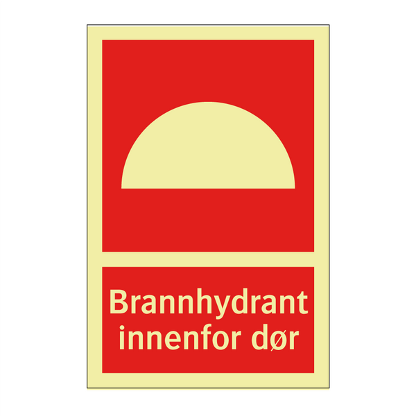 Brannhydrant innenfor dør & Brannhydrant innenfor dør & Brannhydrant innenfor dør