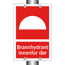 Brannhydrant innenfor dør