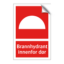 Brannhydrant innenfor dør