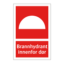 Brannhydrant innenfor dør