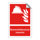 Brannslokkeutstyr innenfor