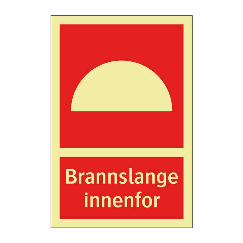 Brannslange innenfor
