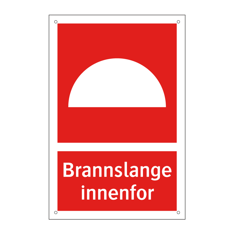 Brannslange innenfor