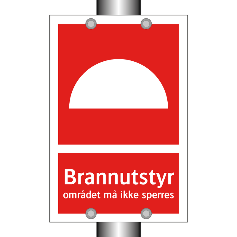 Brannutstyr området må ikke sperres