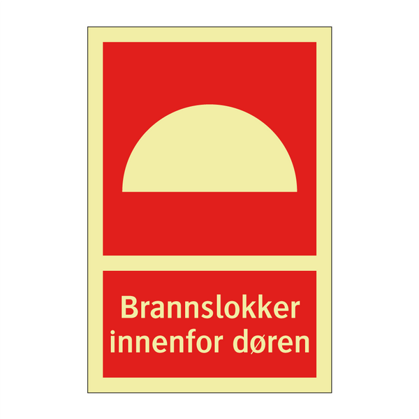 Brannslokker innenfor døren & Brannslokker innenfor døren & Brannslokker innenfor døren