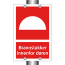Brannslukker innenfor døren
