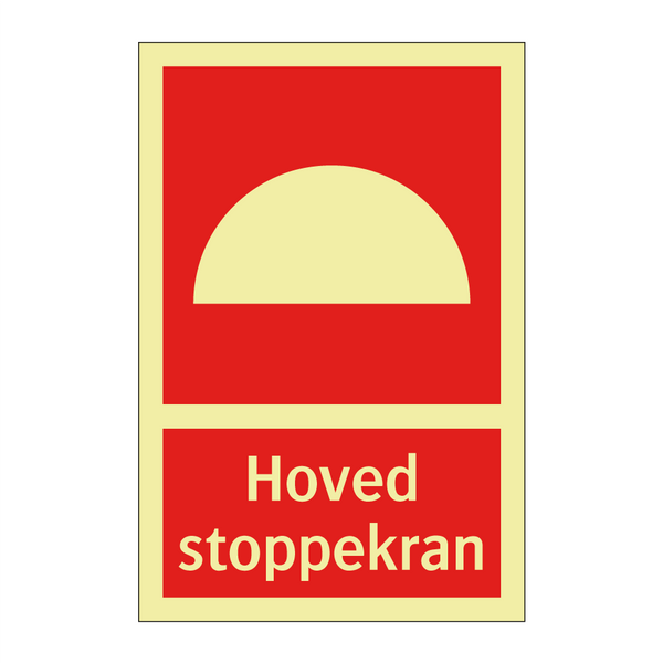 Hoved stoppekran