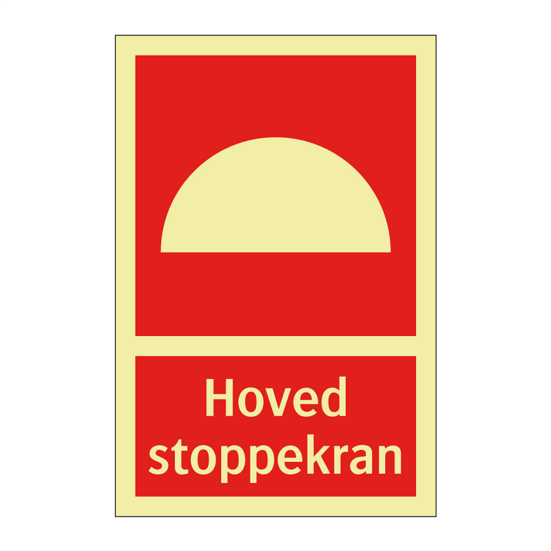 Hoved stoppekran