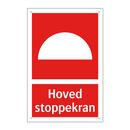 Hoved stoppekran