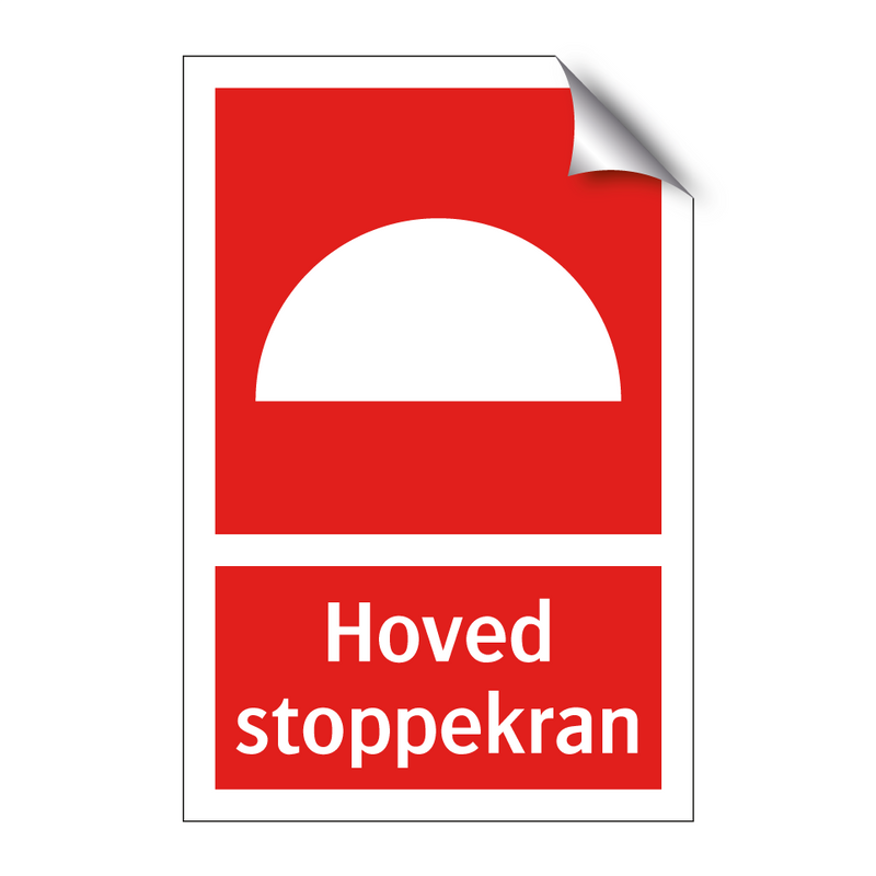 Hoved stoppekran