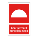 Kontrollventil sprinkleranlegg
