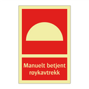 Manuelt betjent røykavtrekk