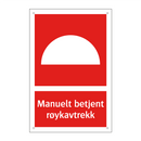 Manuelt betjent røykavtrekk