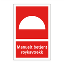 Manuelt betjent røykavtrekk