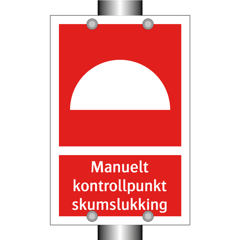 Manuelt kontrollpunkt skumslukking