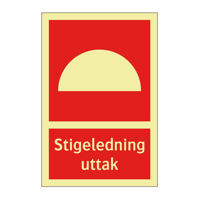 Stigeledning uttak
