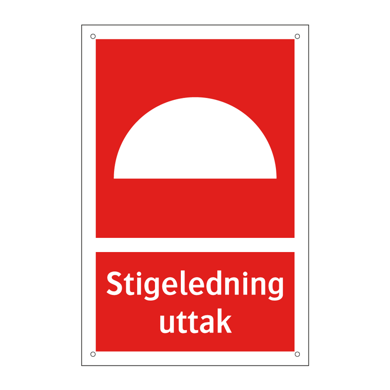 Stigeledning uttak