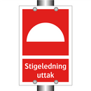 Stigeledning uttak
