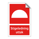 Stigeledning uttak