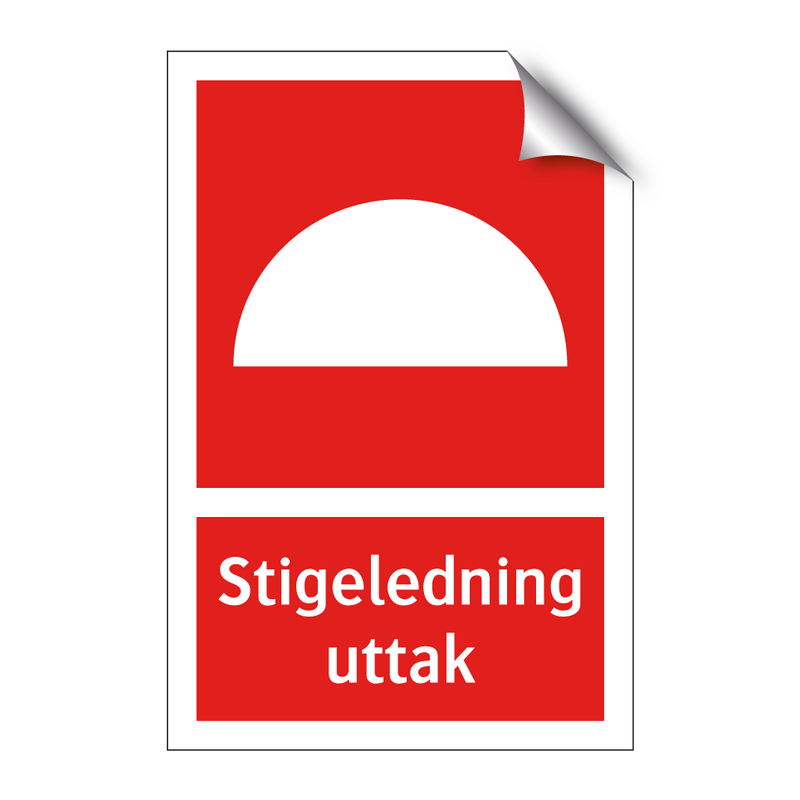 Stigeledning uttak