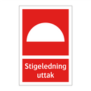Stigeledning uttak