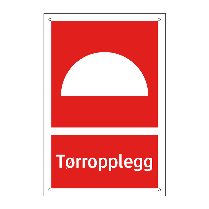 Tørropplegg