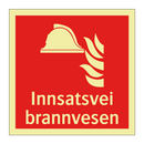 Innsatsvei brannvesen