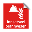 Innsatsvei brannvesen