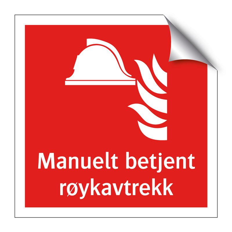 Manuelt betjent røykavtrekk