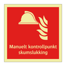 Manuelt kontrollpunkt skumslukking