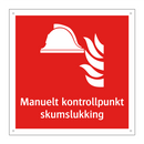 Manuelt kontrollpunkt skumslukking