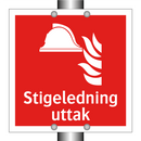 Stigeledning uttak