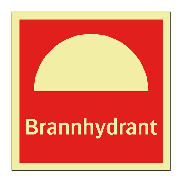 Brannhydrant innenfor dør